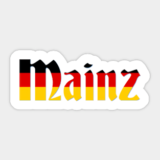 Most Beautiful Town of MAINZ Sticker